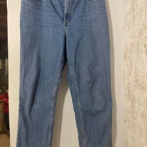High rise 90s straight leg jeans